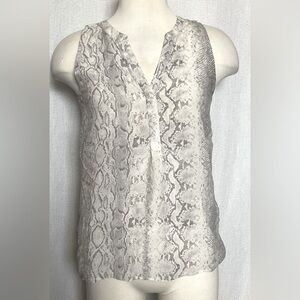 Joie reptile print tank top